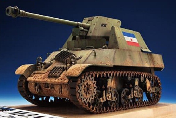 M3A3 STUART-PaK 40 - Armée Yougoslave 1945