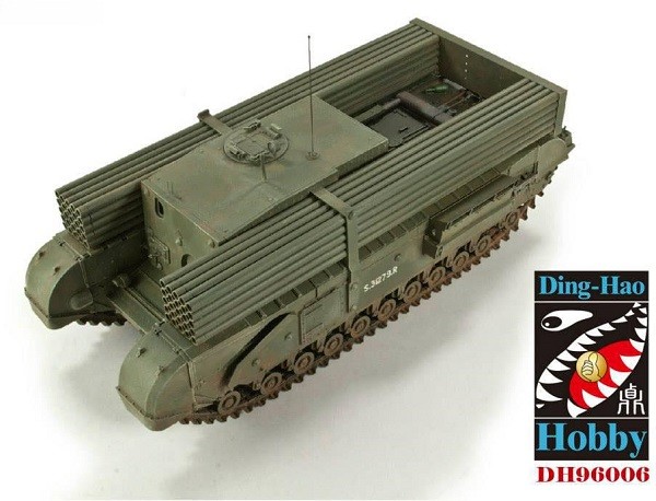 British 3inch Gun Churchill w/Snake Launcher – Image 4
