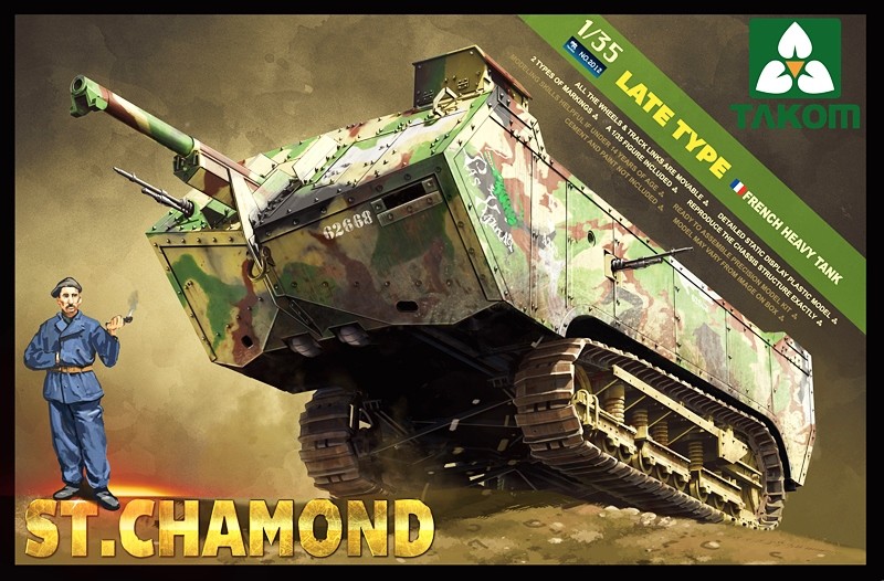 St.Chamond Late WWI French Heavy Tank