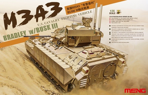 U.S. CAVALRY FIGHTING VEHICLE M3A3 BRADLEY w/BUSK III