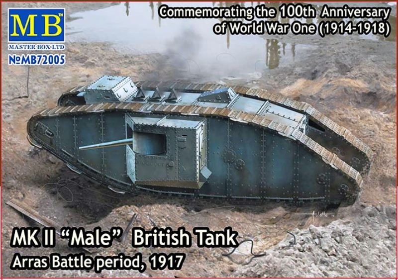 MK II Male British Tank, Arras Battle period, 1917