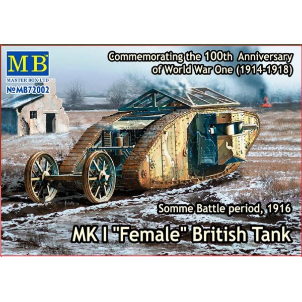 MK I "Female" British Tank Somme Battle period 1916