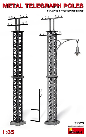 METAL TELEGRAPH POLES