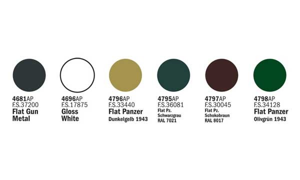 Set Peintures Chars Allemands 2.GM – Image 2