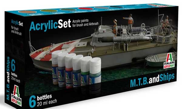 Set Peintures Bateaux de Combat