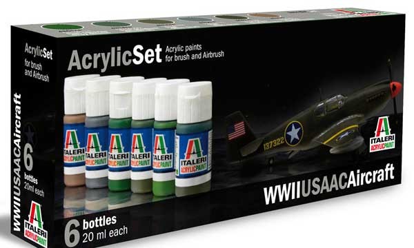 Set Peintures Avions USAAF 2GM