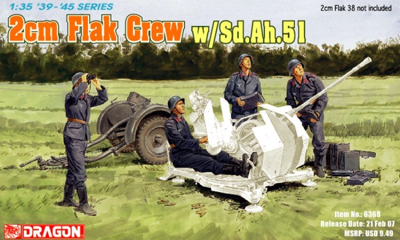 2cm Flak Crew w/Sd.Ah.51