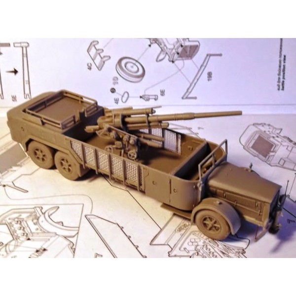 SELBSSTFAHRLAFETTE Auf FAHRGESTELL VOMAG 7 / 660 mit 8.8cm FlaK – Image 8