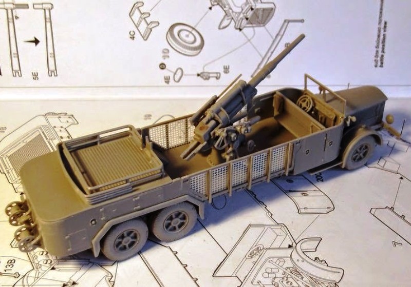SELBSSTFAHRLAFETTE Auf FAHRGESTELL VOMAG 7 / 660 mit 8.8cm FlaK – Image 9