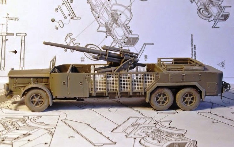 SELBSSTFAHRLAFETTE Auf FAHRGESTELL VOMAG 7 / 660 mit 8.8cm FlaK – Image 11