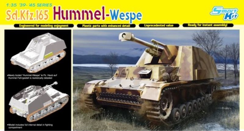 Hummel-Wespe, le Pz.Haub auf Hummel Fahrgestell