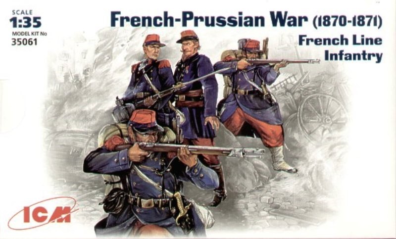 French-Prussian War (1870-1871) French Line Infantry