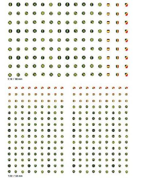German Uniform Badges WW II Transfer III