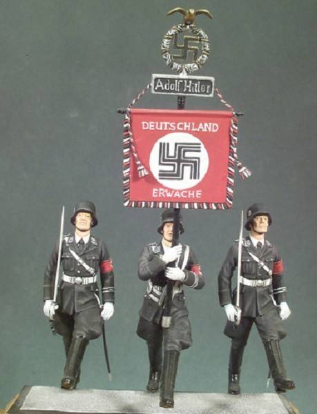 Goose-Stepping Leibstandarte SS AH