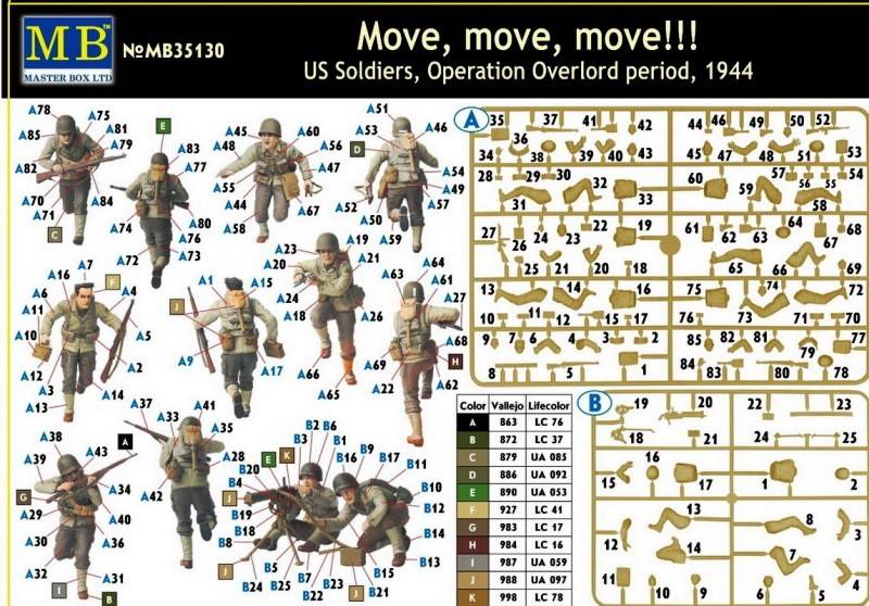 Move, move, move!!! U.S. Soldiers Operation Overlord period, 1944 – Image 2