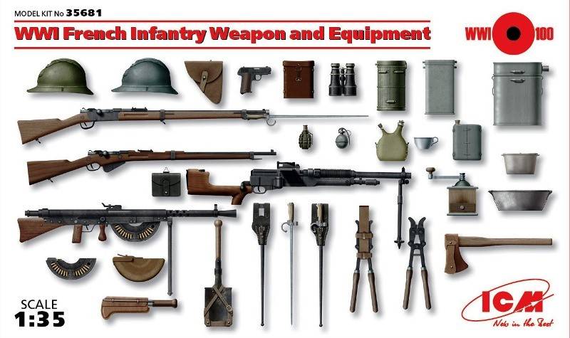 WWI French Infantry Weapon and Equipment