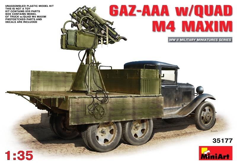 GAZ-AAA w/QUAD M4 MAXIM