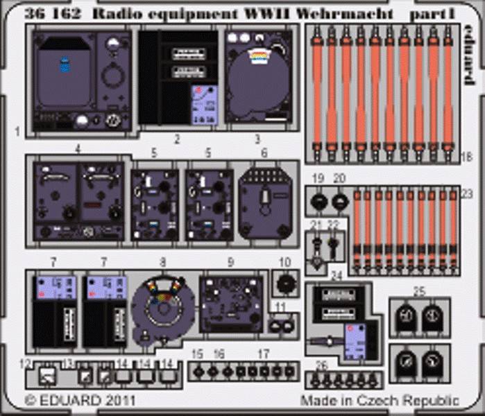Radio Equipment WWII Wehrmacht-colour