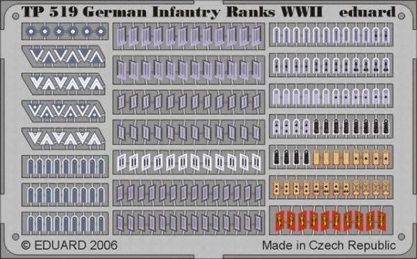 German Infantry Ranks WWII