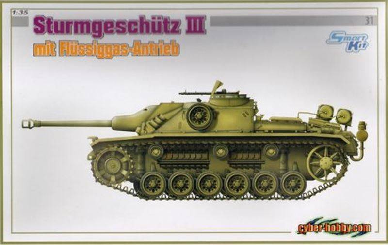 Stumgeschutz III mit Flussiggas-Antrieb