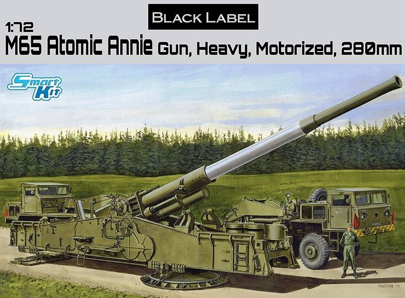 M65 Atomic Annie Gun Heavy Motorized 280mm
