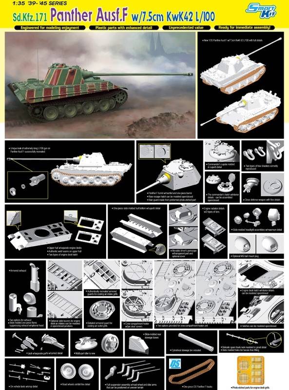 Sd.Kfz.171 Panther Ausf.F w/7.5cm KwK42 L/100 – Image 2