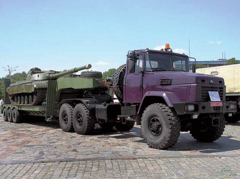Ukraine KrAZ-6446 Tractor w/ChMZAP-5247G Semi-trailer – Image 2