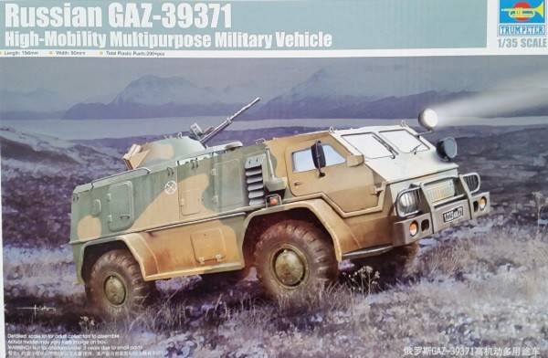 Russian GAZ39371 High-Mobility Multipurpose Military Vehicle