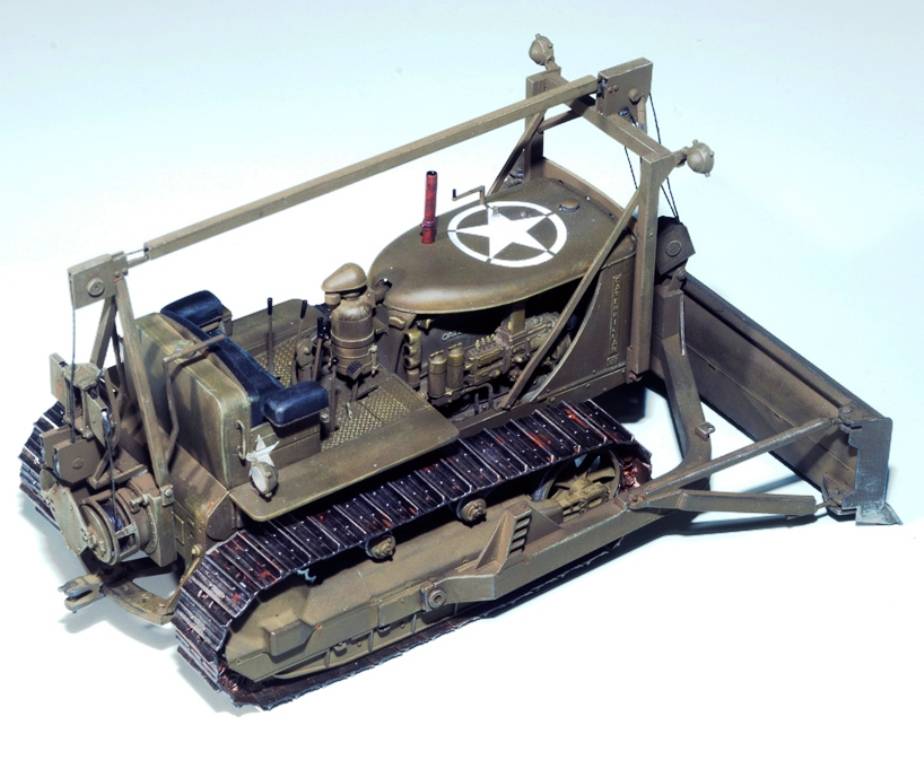 U.S. ARMY TRACTOR w/ANGLED DOZER BLADE – Image 3