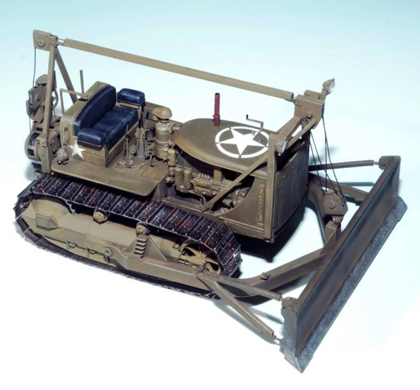 U.S. ARMY TRACTOR w/ANGLED DOZER BLADE – Image 4