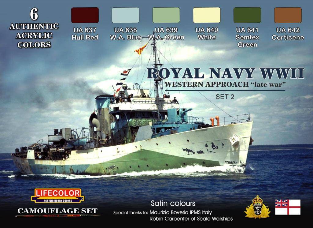 Royal Navy WWII Western approach "late war" - Set 2