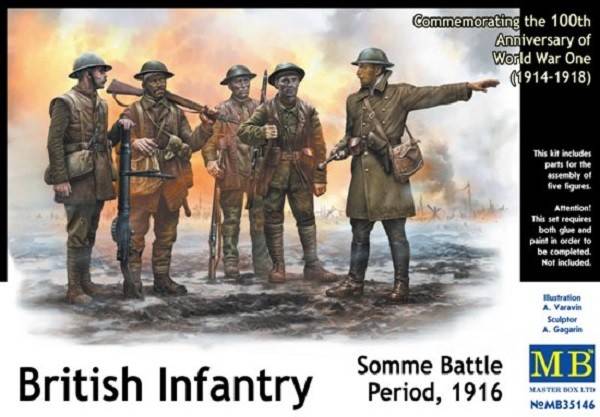 British Infantry Somme Battle period 1916