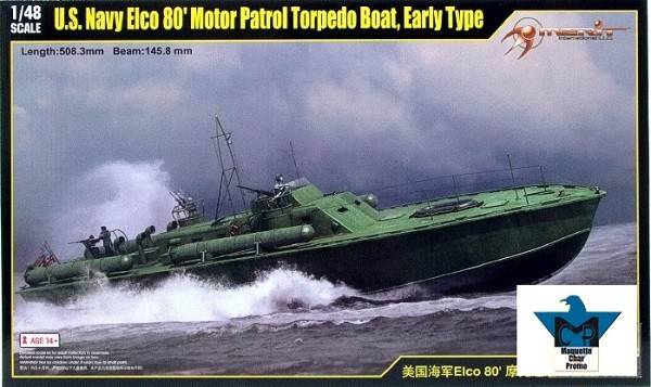 US NAVY ELCO 80 MOTOR PATROL TORPEDO BOAT EARLY TYPE