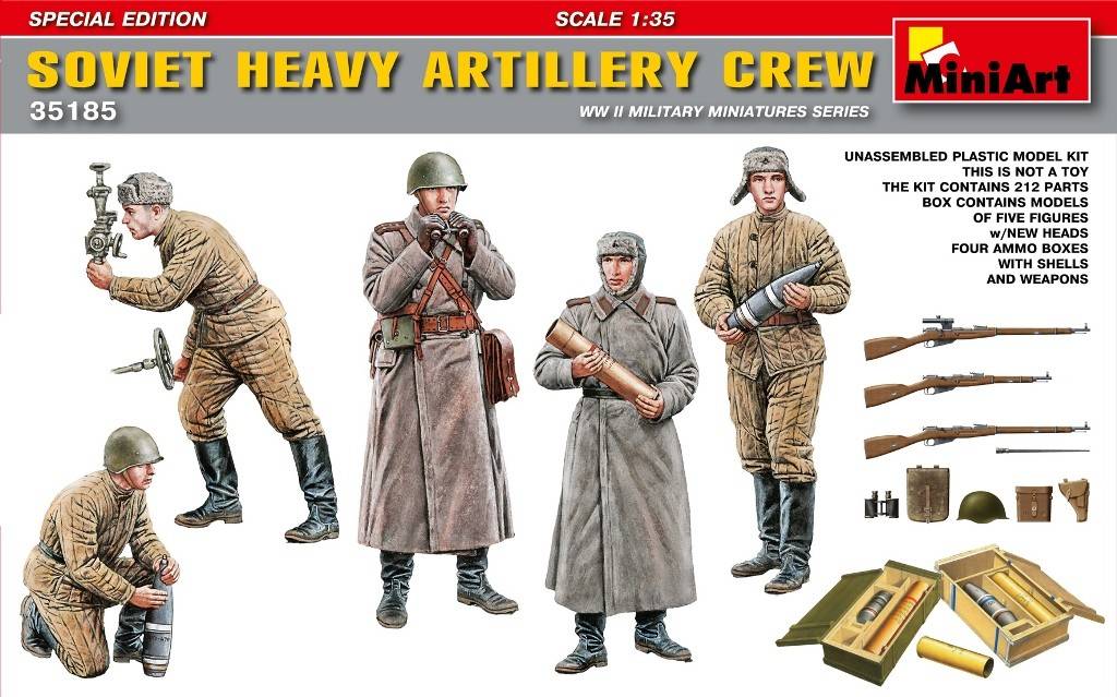 SOVIET HEAVY ARTILLERY CREW