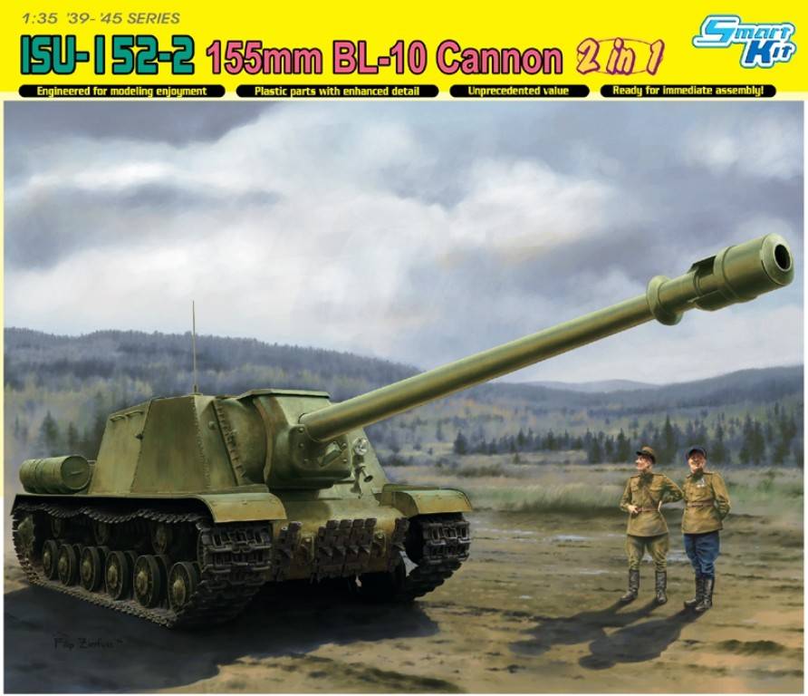 ISU-152-2 155mm BL-10 Cannon 2in1