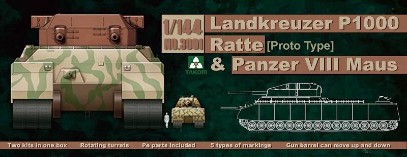 Landkreuzer P1000 Ratte & Panzer VIII Maus – Image 2