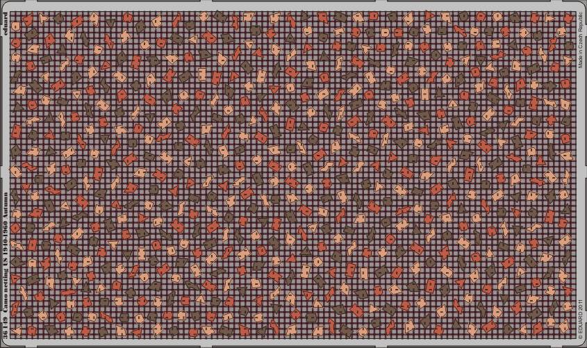 Camo netting US 1940-1960 Autumn - colour