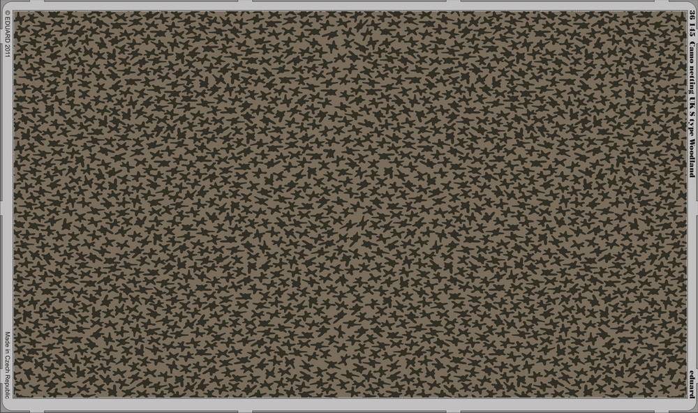 Camo netting UK S type Woodland - colour