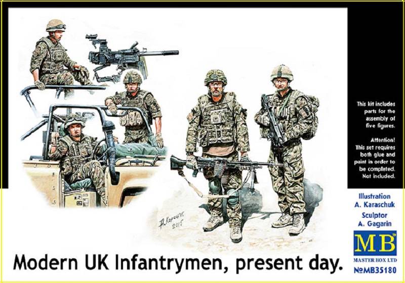 Modern UK Infantrymen, present day