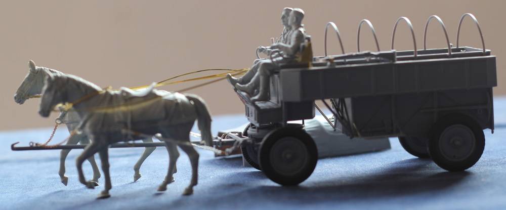 HF.7 Stahlfeldwagen (German Horse drawn Wagon + 2 figures) – Image 11