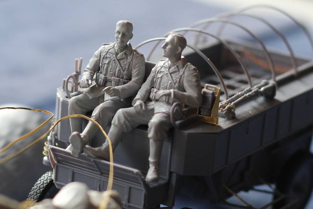 HF.7 Stahlfeldwagen (German Horse drawn Wagon + 2 figures) – Image 13