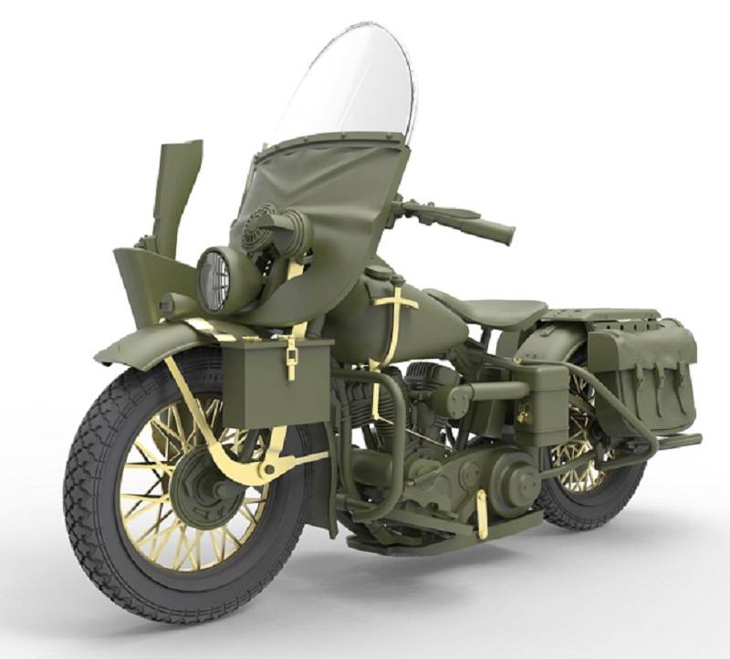 U.S. MILITARY POLICEMAN w/MOTORCYCLE – Image 2