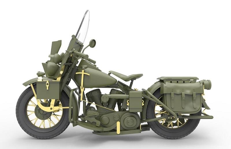 U.S. MILITARY POLICEMAN w/MOTORCYCLE – Image 9