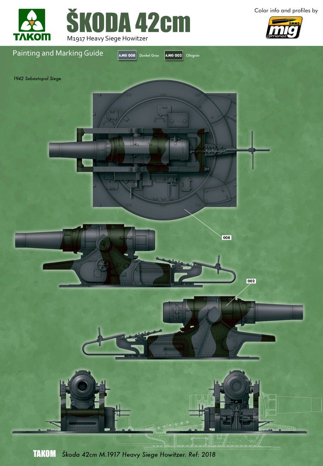 SKODA 42CM M.1917 HEAVY SIEGE HOWITZER w/ Erich von Manstein Siege Of Sevastopol 1942 – Image 6