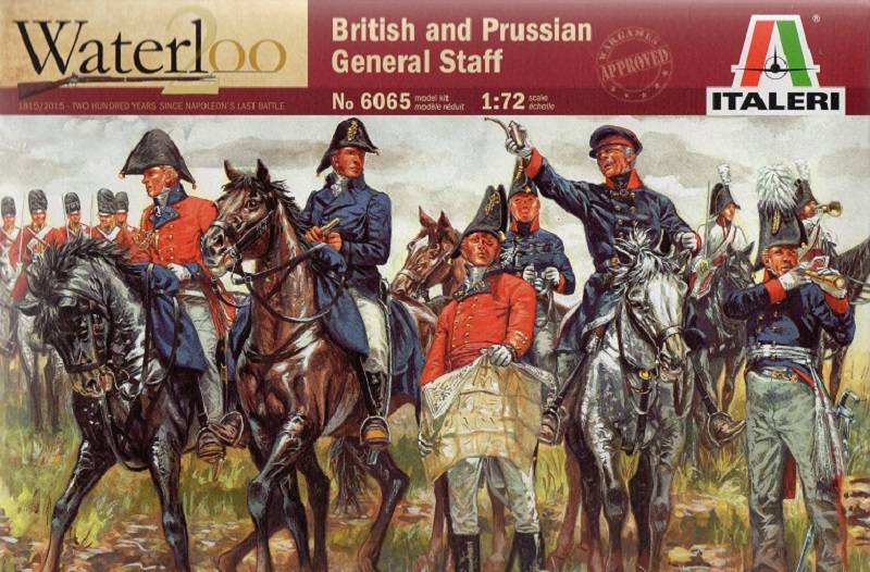 WATERLOO (200 years) BRITISH & PRUSSIAN General Staff