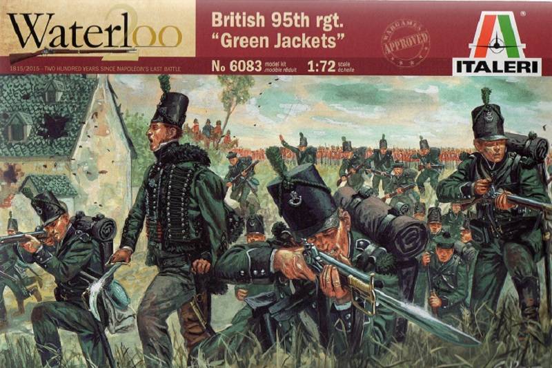 WATERLOO (200years) British 95th rgt. ''Green Jackets''