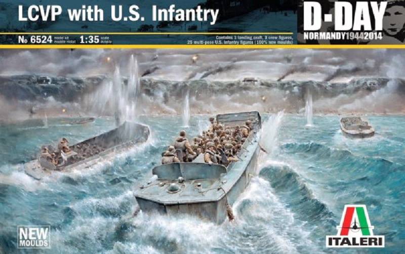LCVP with US Infantry D Day