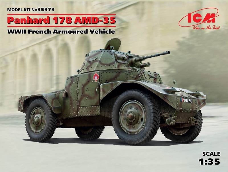 Panhard 178 AMD-35, WWII French Armoured Vehicle