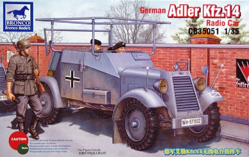 GERMAN ADLER KFZ 14 RADIO CAR