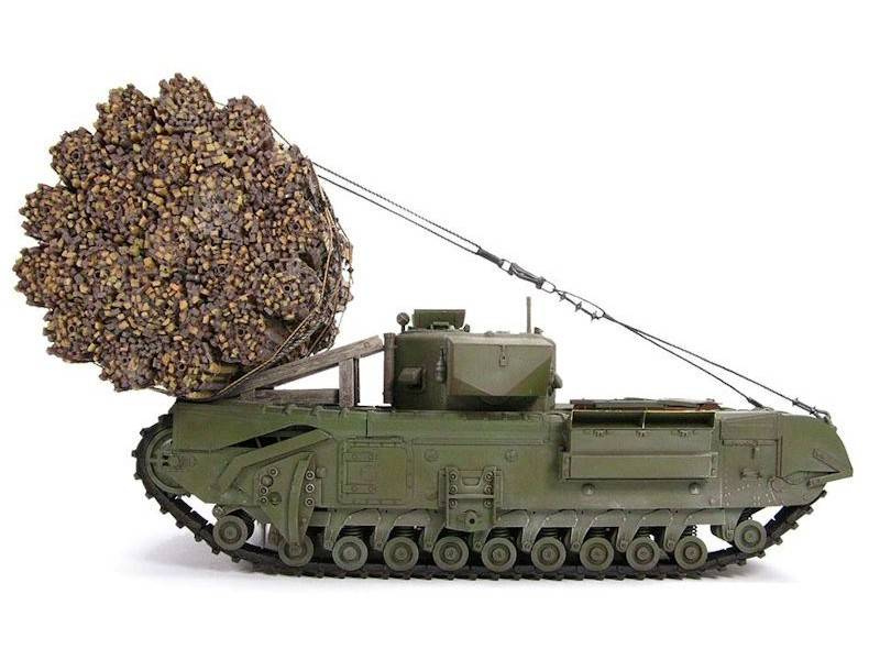 Churchill Mk.IV AVRE w/Fascine Carrier Frame – Image 3